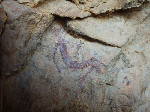 Petroglyphs at Cueva Remigia, Spain.